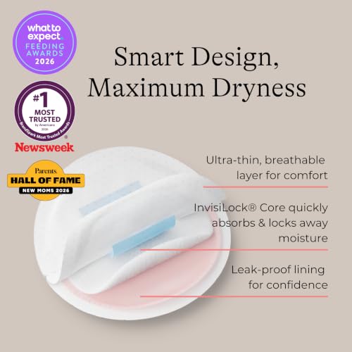 Image of Lansinoh Stay Dry Disposable Nursing Pads, 100 Count