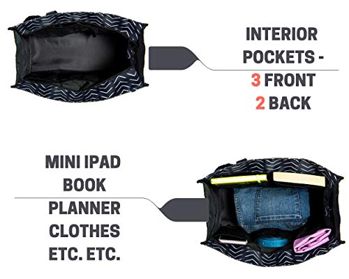 Bolso Utility Tote con Bolsillos y Compartimentos miniatura 5