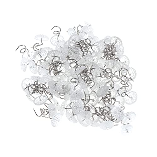 HOODANCOS 150Pcs Pins Spiral Push Pins for Slipcovers Upholstery and Bedding Accessories to Prevent Shifting No Damage