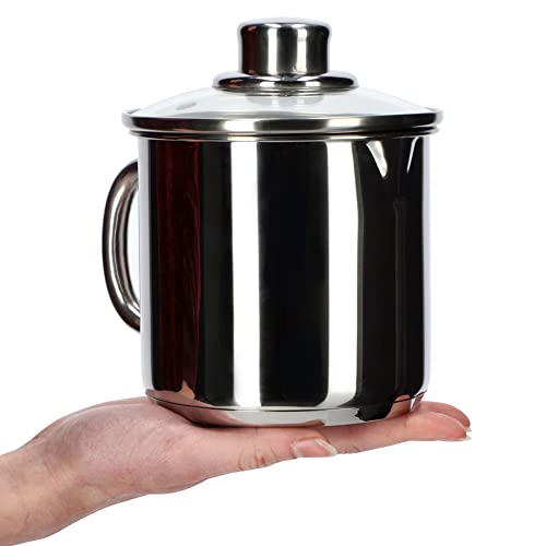 KADAX Tall Pot with Glass Lid, 1.2 L, Milk Pot, Stainless Steel Pot with Handle, Cooking Pot, Lid with Steam Hole, Sauce Pot, Mini Cooking Pot (silver) - Image 9