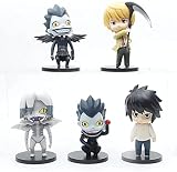 Figura de nota de muerte Ryuk Light Yagami Misa Amane Figuras de acción de PVC Estatua Anime Colección de adornos para niños Regalo de cumpleaños (B)