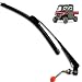 Valchoose UTV Hand Wiper 15.7" UV Protected Rubber Manual Windshield Wiper for Polaris Ranger RZR Kawasaki Honda Pioneer Golf Cart - Instruction Included