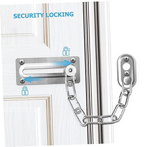 YARNOW 4 Pçs Trava De Corrente De Porta Fechadura De Corrente De Porta Interior Fechadura De Porta D