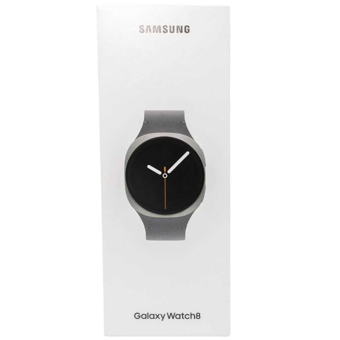 SamsungGalaxy Ai Watch 8 Latin American Version Sm-L320 (40mm) Bluetooth Wellness Tips Heart Rate Sleep to Workout Fitness Tracker (Dark Gray SM-L320NDAALTA)