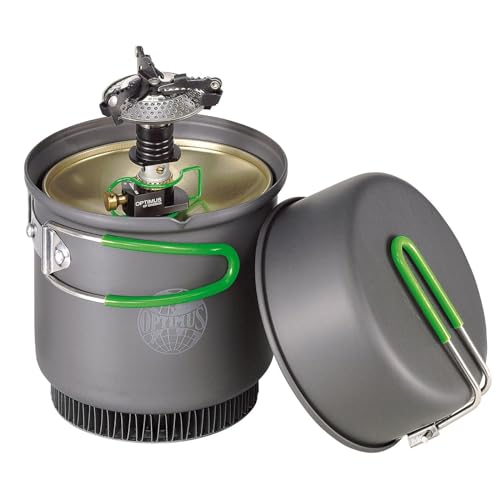 Réchaud et casserole pour aventures en plein air Optimus Crux HE