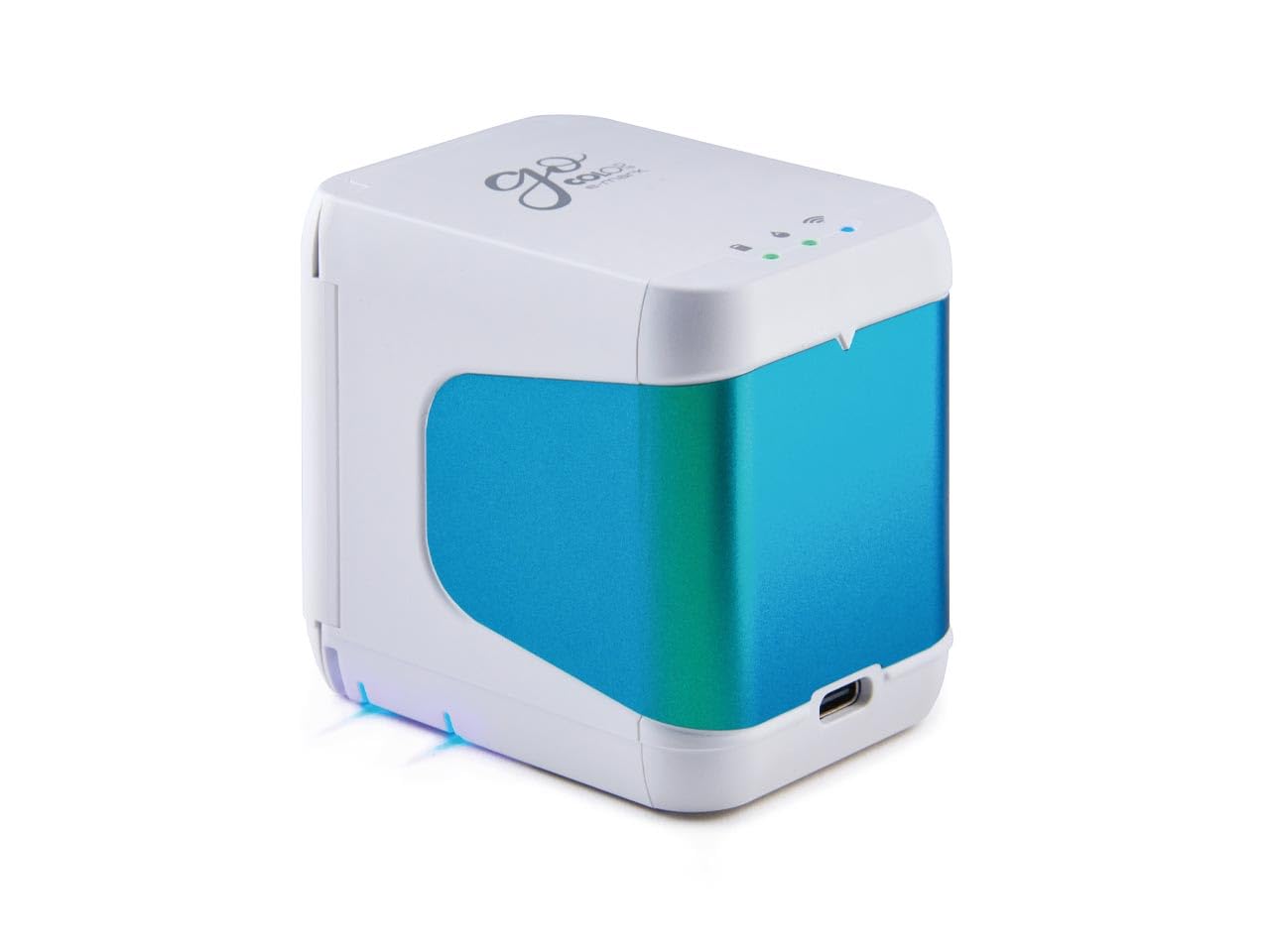 Colop e-Mark go, kompakter tragbarer Drucker, mobiles Beschriftungsgerät, vollfarbige Abdrucke auf saugenden Oberflächen, kostenlose App, weiß, 73,5 x 54,5 x 63,5 mm