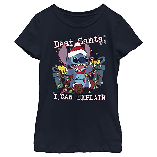 Disney Lilo & Stitch Santa I Can Explain Girls T-Shirt