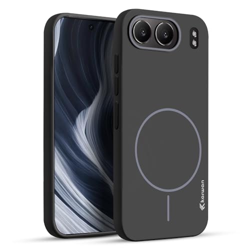 Image of KARWAN️Magnetic Ultra Slim-Fit Back Case Cover for Oneplus Nord 4 |Hard PC Case Cover| Ultra-Thin & Light Weight with [Ultra Premium Feel] Case for Oneplus Nord 4(6.6 inch)(Black)