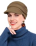 Chemo Hats for Women with Cancer - Soft Winter Headwear for Cold Weather, Comfortable Cancer Patient Caps for Chemotherapy & Alopecia Yellow
