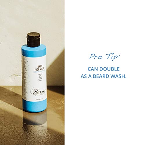 Baxter Of California Daily Face Wash For Men | All Skin Types | Sulfate-Free | Fragrance Free | 8 Oz | Holiday Gift Guide #TOP3