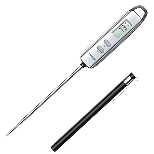 Habor Termometro da Cucina Digitale, Termometro Digitale per Alimenti, 5S Lettura Instantanea con 11.9CM Sonda Super Lunga per la Cucina