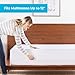 Linenspa Zippered Mattress Encasement – Queen Size Waterproof Mattress Protector – Quiet Cover & Complete protection – Dorm Room Essentials, White