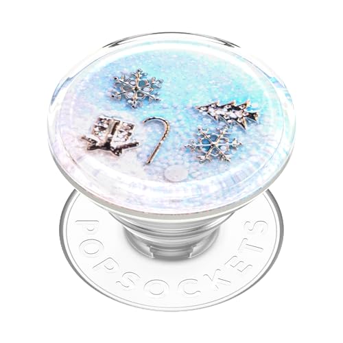 Image of PopSockets Adhesive Phone Grip, Holder, Phone Stand, Christmas - Tidepool Snowed In