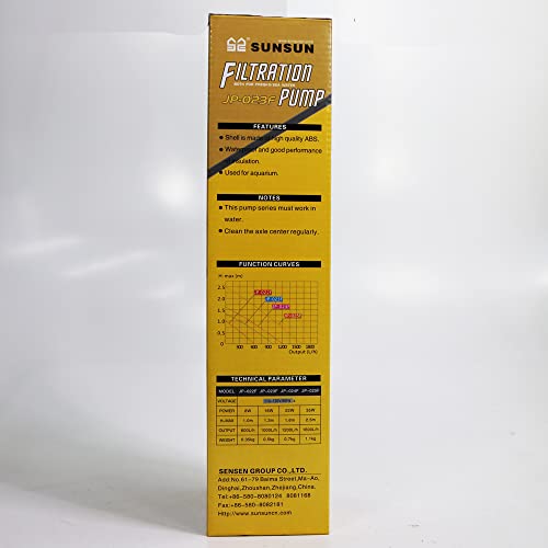 SUN SUN Filtro Interno Com Bomba Sunsun Jp-023F 1000L E H 110V Para Aquarios Sunsun Para Peixes