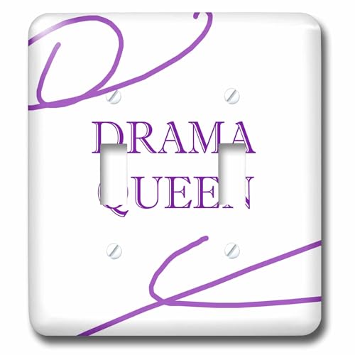 Interrupteur double Drama Queen pour personnaliser une chambre d'ado