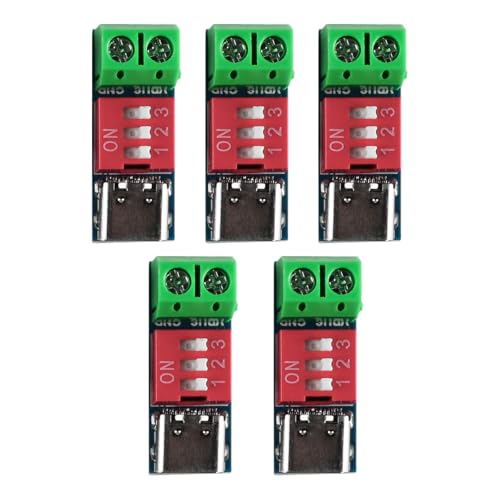 Ya en mundofriki.es: VOANZO Módulo de Placa de activación USB-C PD de 5 Piezas, Placa de señuelo PD/QC para Carga rápida, módulo de Refuerzo de Suministro de energía USB Tipo C a 5 V, 9 V, 12 V, 20 V para Carga de Alta