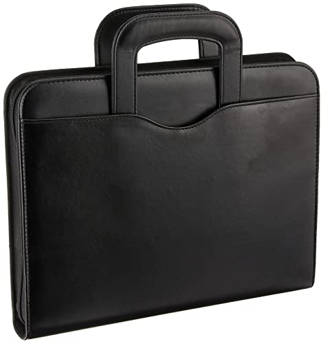 Day-Timer 43701 Avalon Simulated Leather Starter Set, 8 1/2 x 11, Black