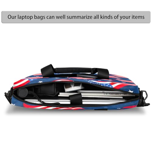 Bolsa para laptop de 16 pulgadas con bandera americana miniatura 3