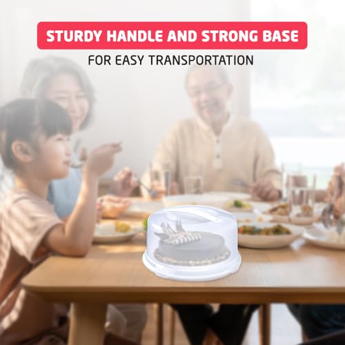 ACCURATE Plastic Cake Box, White (ROUND) - Image 7