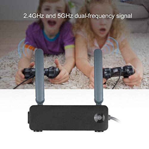 Socobeta Network Adapter Wireless Dual Band USB WiFi Adapter 2.4GHz 5GHz Compatible with Xbox 360