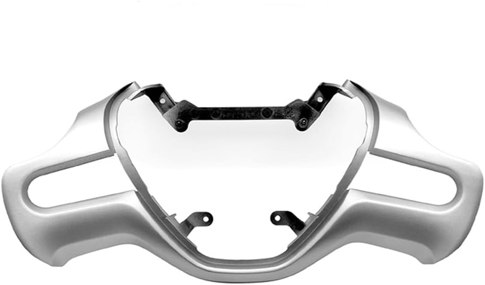 Carbon Fiber Style Replacement Steering Wheel Trim Cover Frame ABS Decal Interior Moulding Accessories Fit for Honda Civic 2006 2007 2008 2009 2010 2011 (B-Silvery)