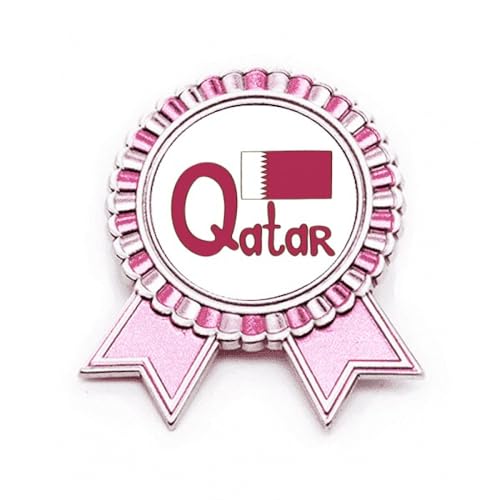 Broche drapeau Qatar en métal pour éviter les fixations fragiles qui tombent