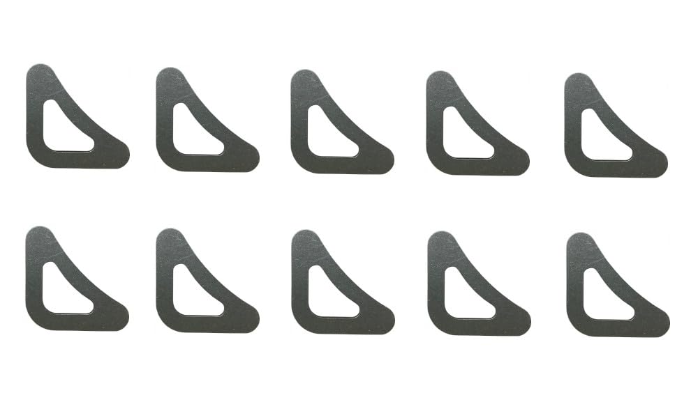 90 Deg. 1/8" Thick Steel Hollow Corner Gusset (10 Pack) Roll Cage Gussets