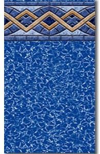 Heavy Gauge Liberte Beaded Style Liner for 18ft x 33ft Oval Above Ground Pool