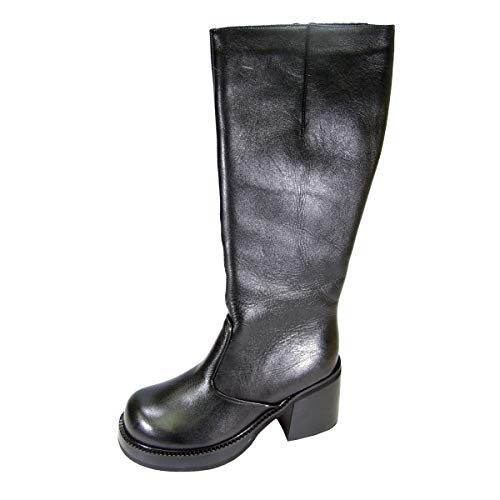 Peerage Terri Women's Wide Width Side Zip Leather Knee High Boots