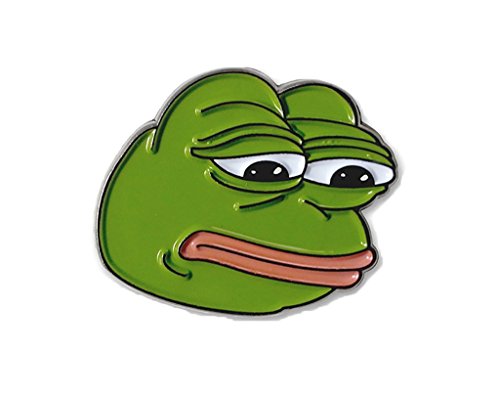 Preisvergleich Produktbild Fengteng Trauriger Pepe der Frosch Revers Stift Broschen