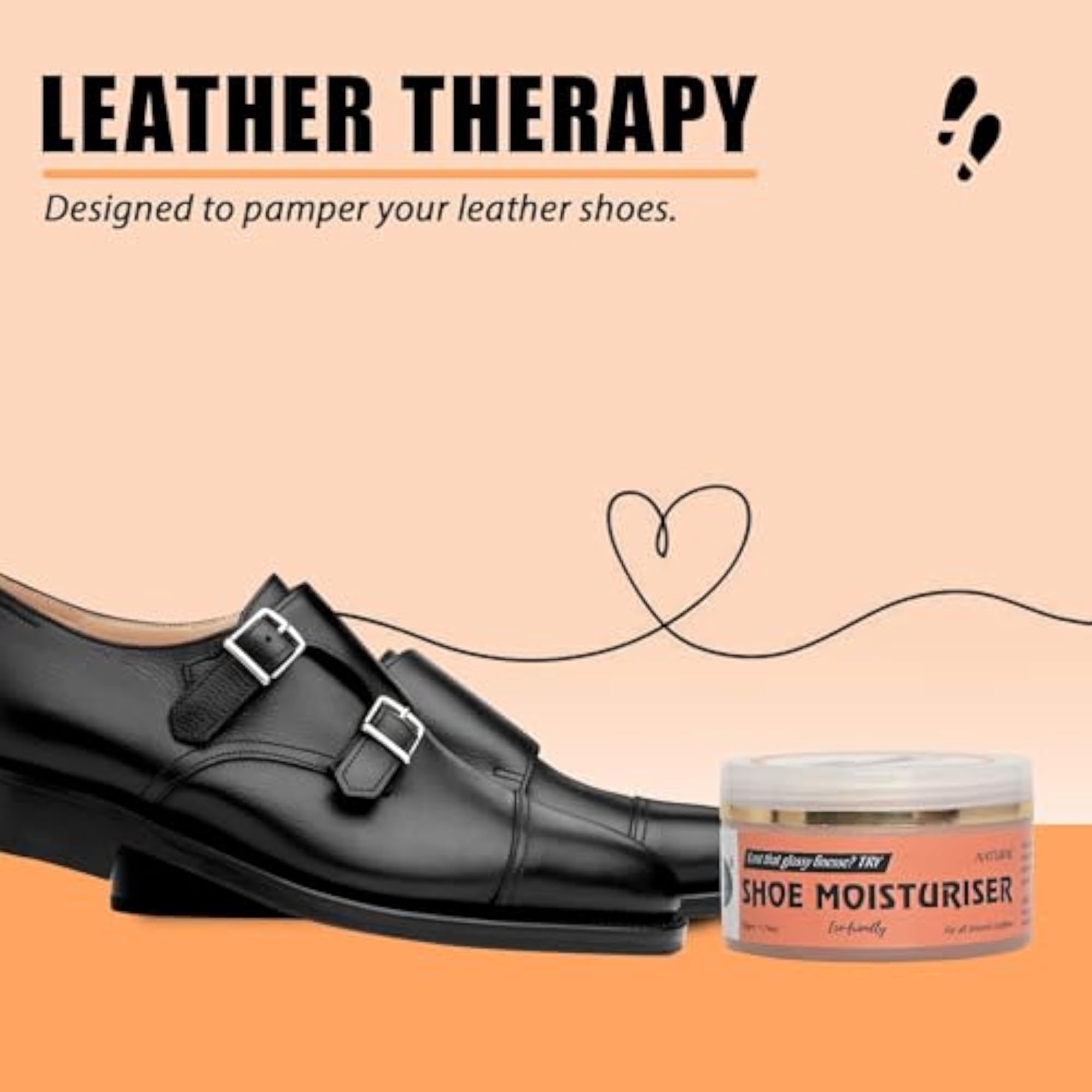 Moisturiser Cream for Soft Leathers with Horse Hair Brush
