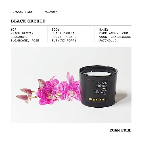 Hidden Label BLACK ORCHIDC Orchid Scented Candle thumb #1