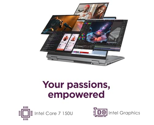 Image of Lenovo IdeaPad Flex 5 2-in-1 Convertible Laptop, Intel Core i7 Processor, 14 inch WUXGA IPS Touch-Screen, 16GB RAM, 1TB PCIe SSD, FHD Webcam, Windows 11 Home, Digital Pen, w /Mouse Pad