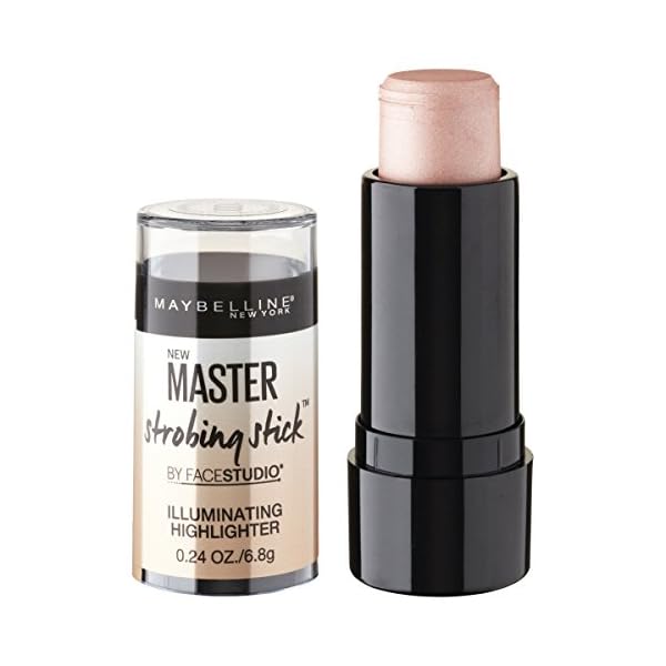 Maybelline New York Makeup Facestudio Master Strobing Stick, Light - Iridescent Highlighter, 0.24 oz.