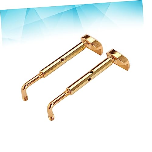 SAFIGLE 2 Peças Parafuso De Descanso De Queixo Para Violino Viola Braçadeira Parafuso Cobre B15