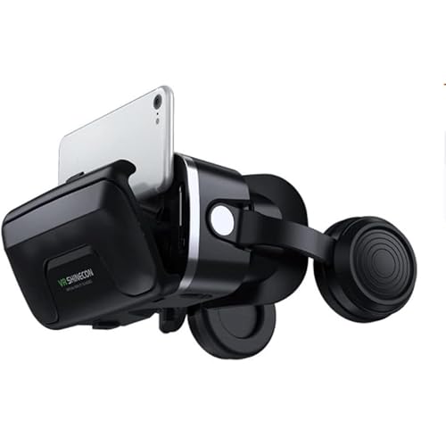 3D VR Headset for Phone, Virtual Reality Headsets 110°FOV HD Anti-Blue Lenses Eye Protection for Kids & adult Gift,VR Glasses for iPhone Samsung Android (4.7-7.3“Screen)