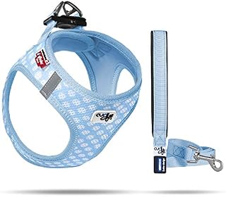 Curli Vest naczynia Air-Mesh + Basic len, Skyblue-Circles