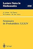 Paperback Seminaire de Probabilites XXXIV Book