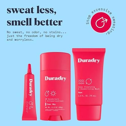 Duradry 3Step Protection System AM Deodorant, PM Antiperspirant Gel