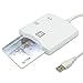 EMV SIM eID Smart Chip Card Reader Writer Programmer #N68 DOD Military USB Common Access CAC Smart Card Reader + SDK Kit, Compatible Windows (White)