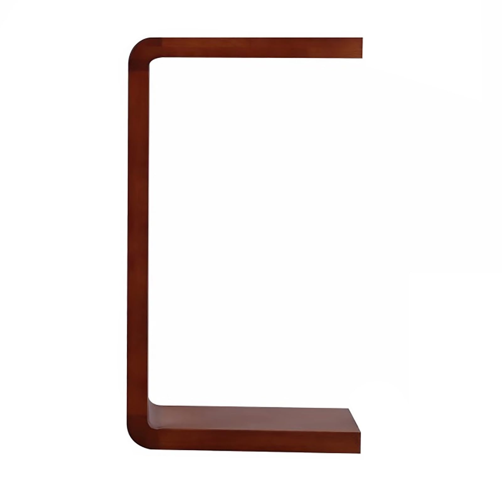 Table de Chevet Verticale en Bois Massif de Noyer pour Chambre, 35x30x69 cm