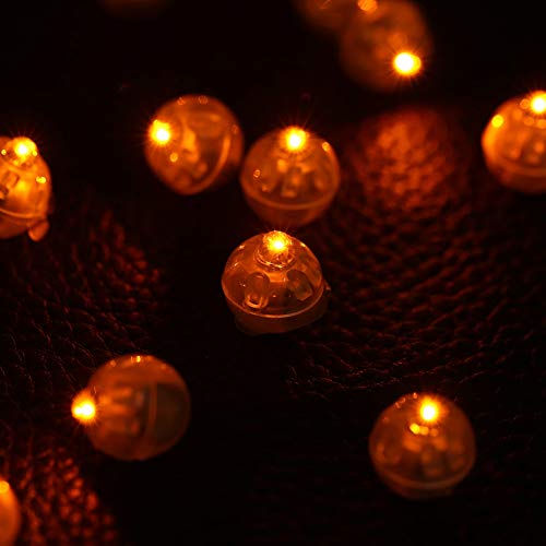 Luz de festa piscando 100 unidades/lote Lâmpadas de esfera Led redondas, Lanterna de luzes de balão