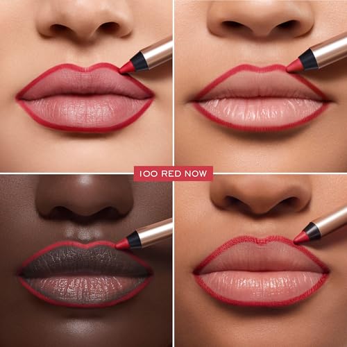 Lancôme Lip Idôle Lip Shaper Creamy Matte Lip Liner, 100 Red now, bis zu 8 Stunden haltbar, wasserfeste Formel… – Ansicht 4