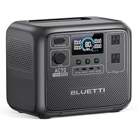 768Wh 1000W Bluetti LiFePO4 AC70 LiFePO4 Portable Power Station only