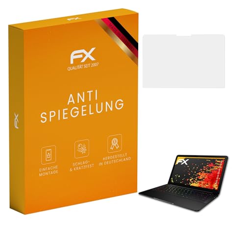 atFoliX Bildschirmfolie kompatibel mit Razer Blade Stealth 13,3 inch Schutzfolie, entspiegelnde & stoßdämpfende FX Folie (2X)