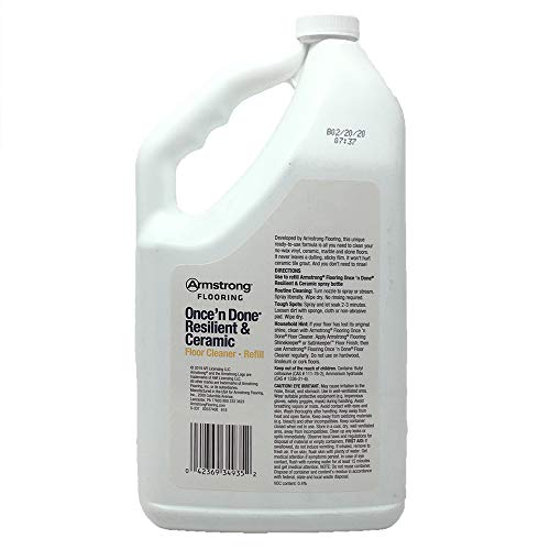 Armstrong S-337 Once'n Done Resilient & Ceramic Cleaner Refill Ready to Use 64 oz