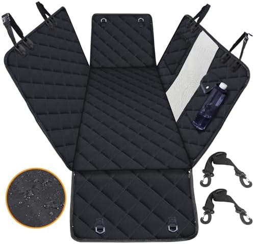 Backseat Dog Cover For Car, 100% Waterproof Scratchproof Dog