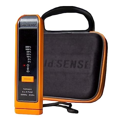 GME Supply FieldSENSE 2.0 Personal RF Monitor – 50 MHZ – 6 GHz - Detects EMF Overexposure, Fall-Detect Alarm, 6 E & H Field Probes, EMF Detector, Radiation Detector, EMF Radiation Meter