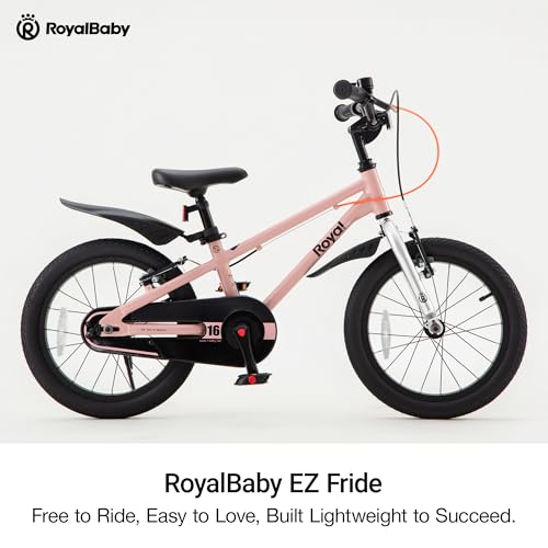 Image of RoyalBaby EZ-Pro Kids Bike, Lightweight Aluminum 2-in-1 Balance to Pedal Bike with One-Key Switch, 14 16 18 20 Inch for Age 3-10 Years