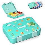 ✅ 𝐑𝐎𝐁𝐔𝐒𝐓 𝐔𝐍𝐃 𝐋𝐄𝐈𝐂𝐇𝐓 𝐙𝐔 𝐒Ä𝐔𝐁𝐄𝐑𝐍 - die Innenteile der Bento Box mit Muster sind herausnehmbar. Diese kannst du ganz bequem in der Spülmaschine säubern. Die äußere Box lässt sich dann ganz leicht unter fließendem Wasser auswaschen.